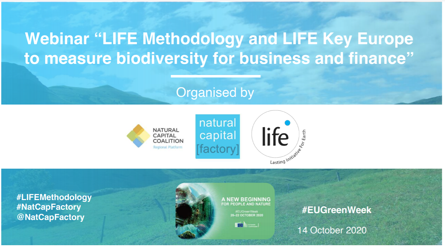 LIFE Institute and Ecoacsa promoted webinar during the European Green Week