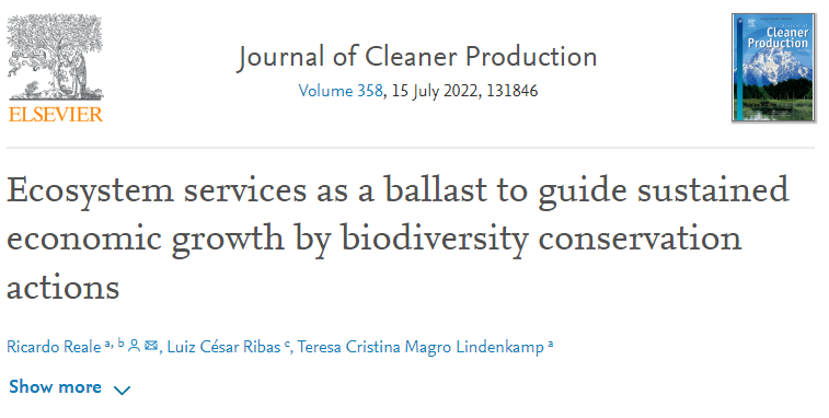 “Journal of Cleaner Production” presents LIFE Methodology and Certification as an essential way to restore biodiversity